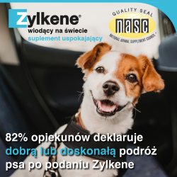 ZYLKENE 225mg 10 tabl. Na stres na podróż wyciszenie niepokój lęk 10-30 kg
